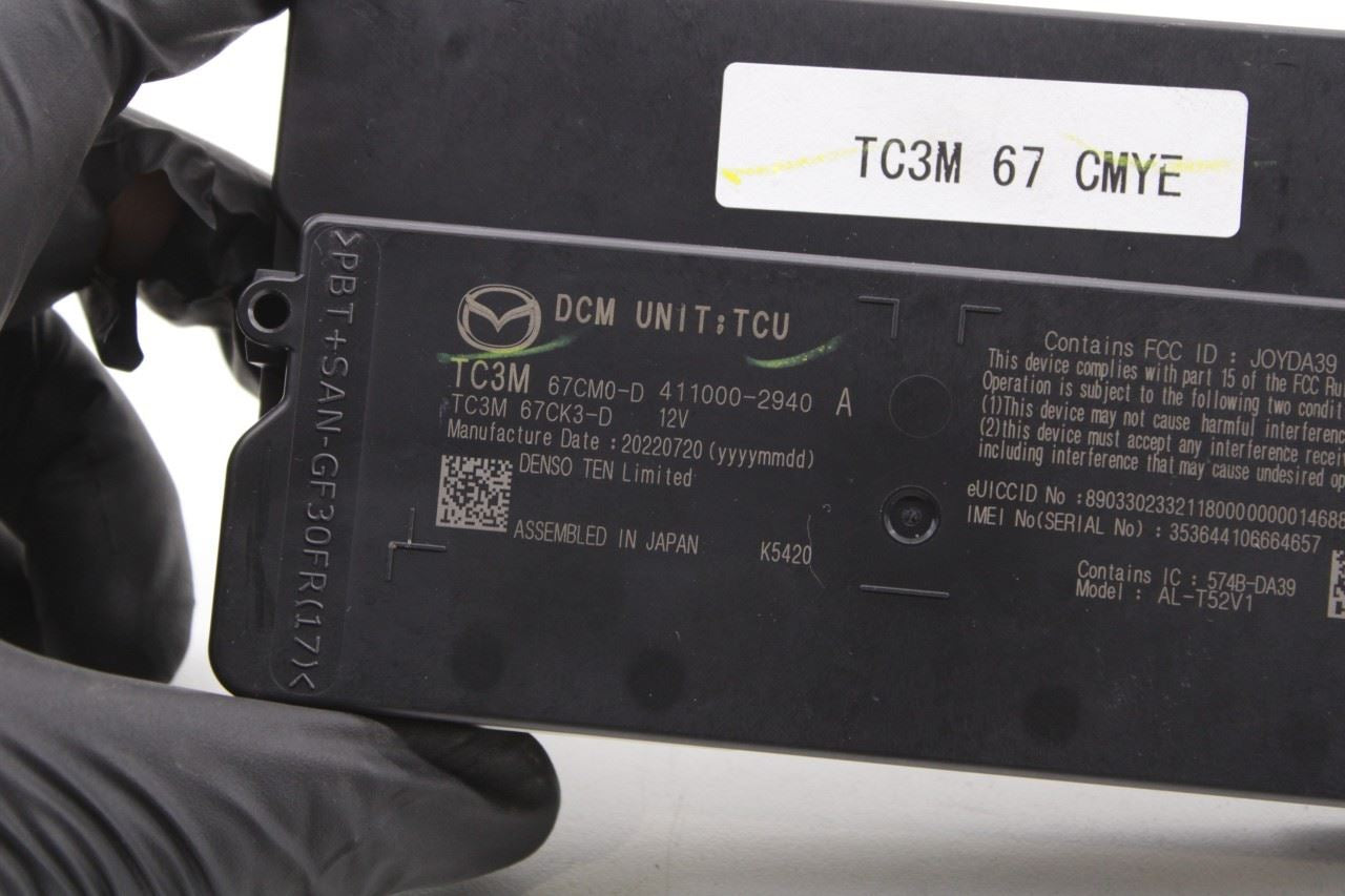 2019-2023 Mazda CX-9 Grand Touring Data Telematics Communication Control Module - Alshned Auto Parts