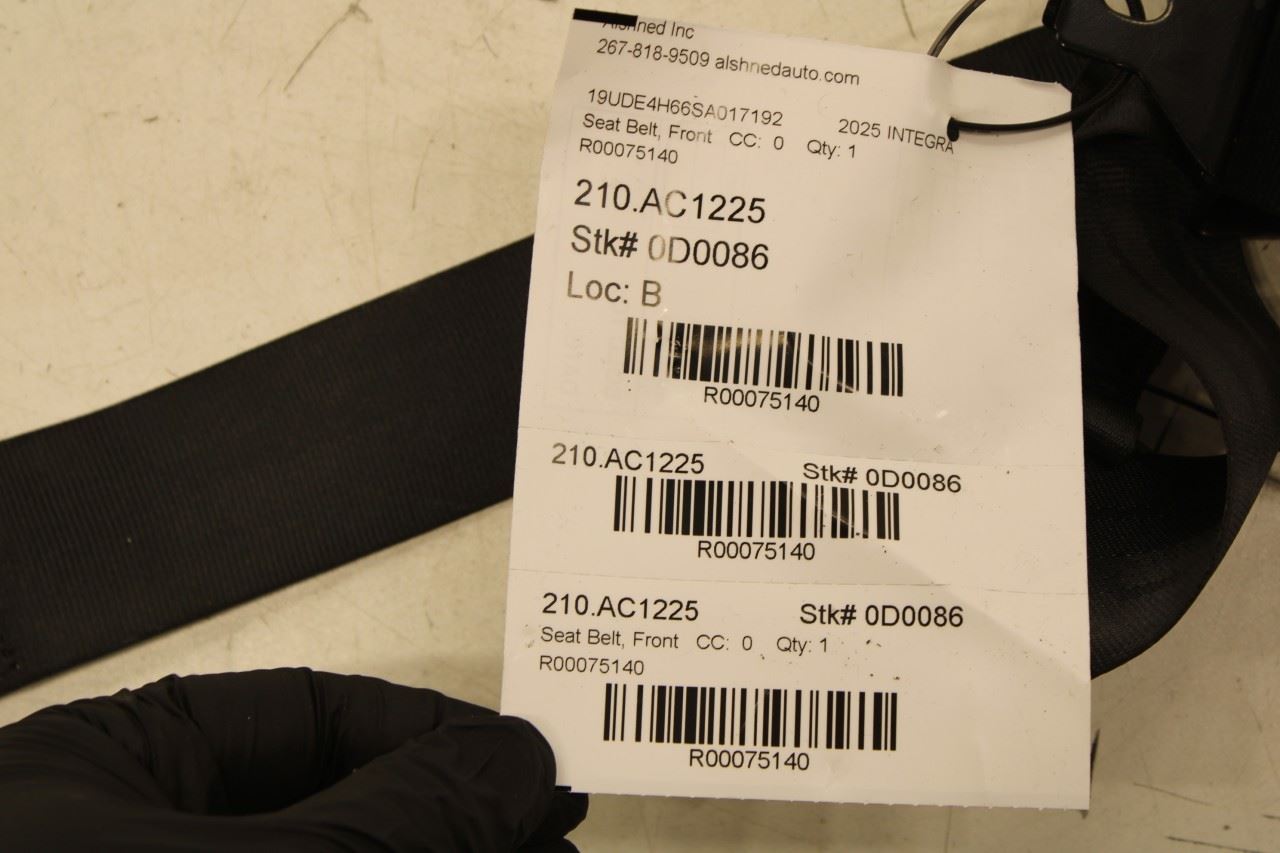 2023-25 Acura Integra A-Spec 1.5L Front Passenger Right Side Seat Belt Retractor - Alshned Auto Parts
