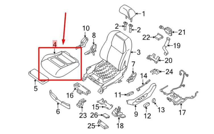 2018-2020 Nissan Maxima FR Left Driver Side Seat Lower Cushion 87370-9DJ0A OEM - Alshned Auto Parts