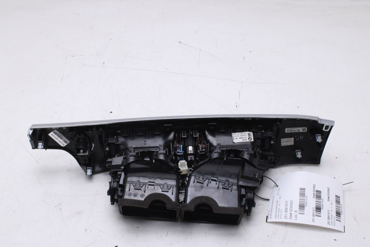 2010-2015 BMW 750Li xDrive Center Dash Air Vent Grille w/ Trim and Hazard Switch - Alshned Auto Parts