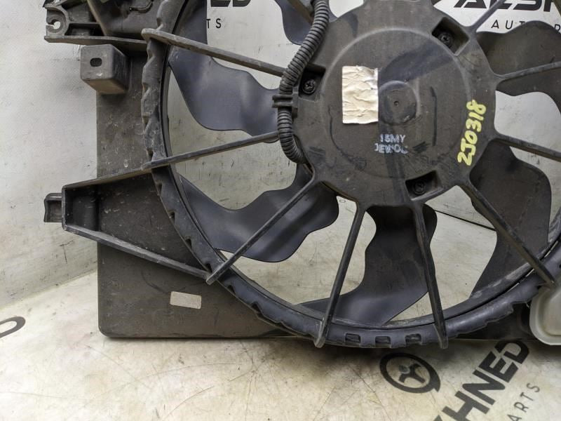 2014-2018 Kia Forte Radiator Cooling Fan Motor Assembly 25380-3X500 OEM - Alshned Auto Parts