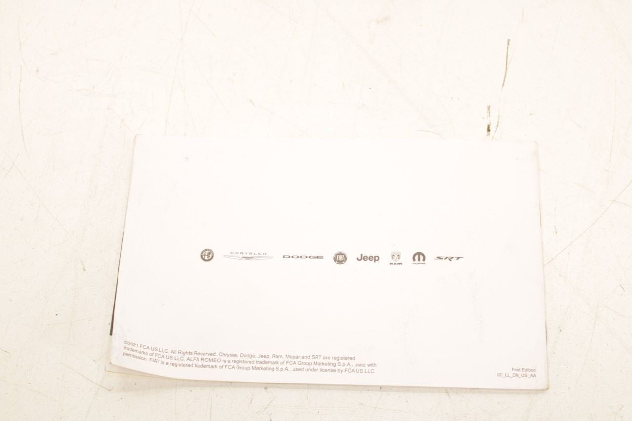 2022 Dodge Charger GT AWD Owners Manual Set with Case 68564677AA OEM - Alshned Auto Parts