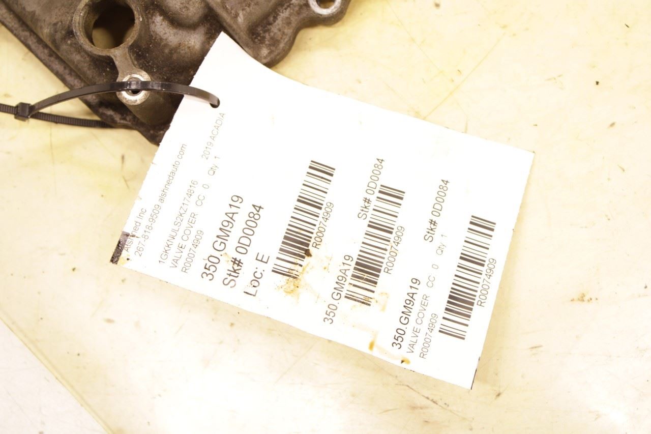 17-23 GMC Acadia SLT-1 3.6L Left Side Engine Cylinder Head Valve Cover 12649897 - Alshned Auto Parts