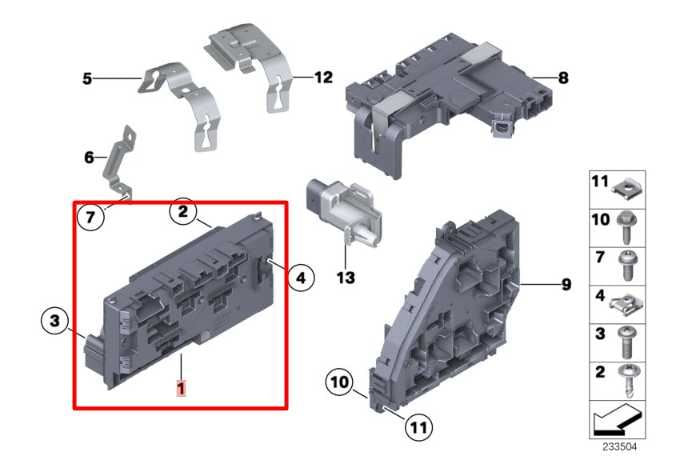 2010-15 BMW 750i xDrive 4.4L Front Power Distribution Fuse Relay Box 61149252816 - Alshned Auto Parts
