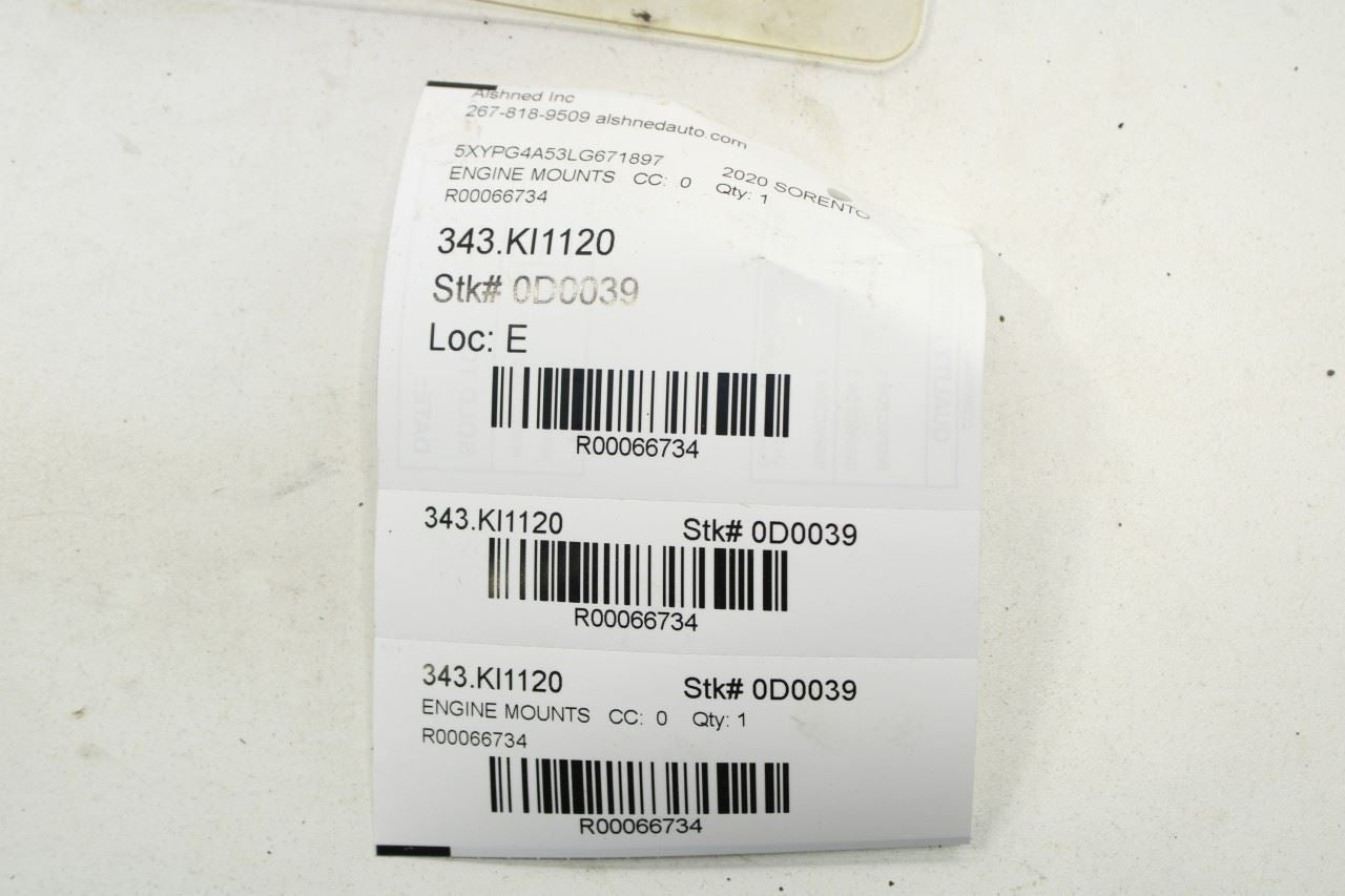 16-20 Kia Sorento LX 3.3L Front Engine Torque Arm Roll Rod Mount 21950-C5100 OEM - Alshned Auto Parts