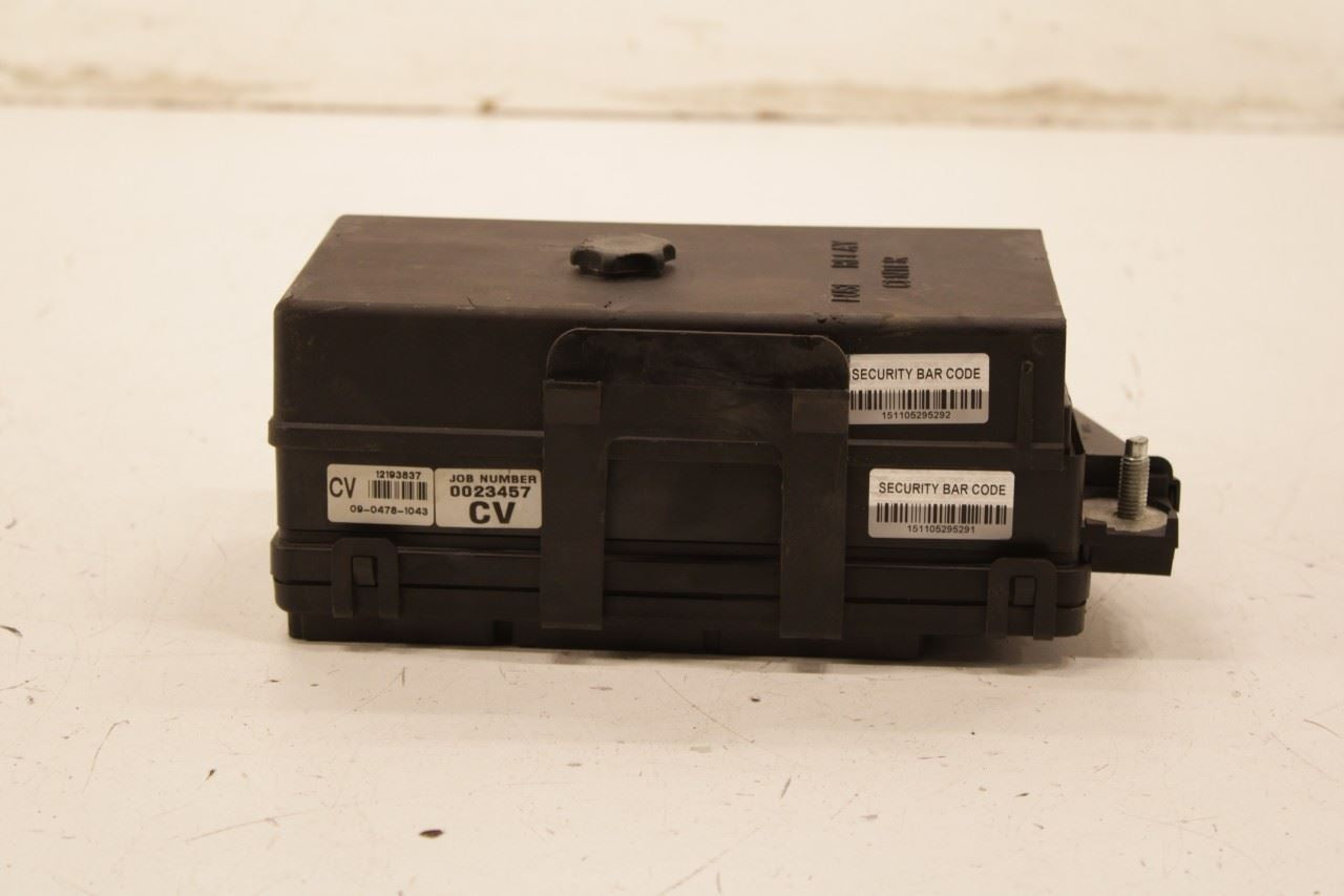 1997-1998 Chevrolet Corvette Cabin Instrument Panel Fuse Relay Junction Block - Alshned Auto Parts
