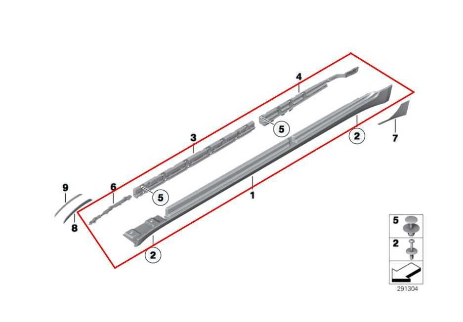 2010-2015 BMW 750I xDrive Right Side Rocker Panel Molding 51777225838 OEM *ReaD* - Alshned Auto Parts