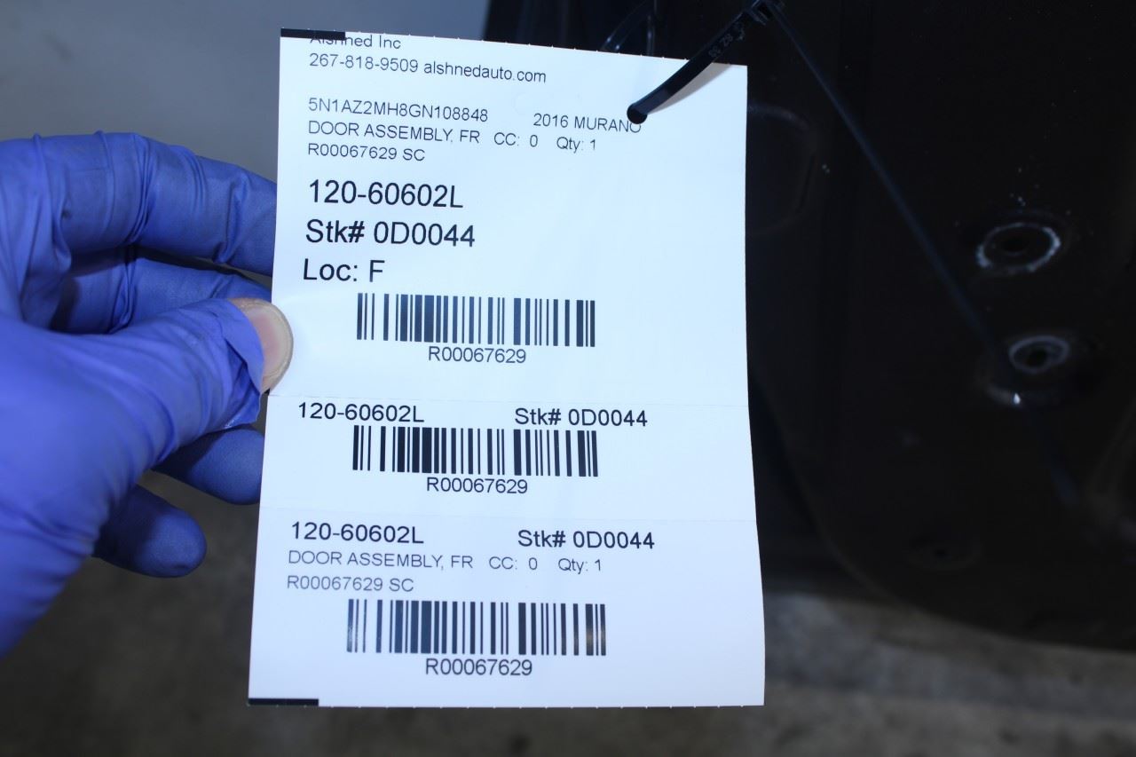 2015-2024 Nissan Murano Platinum Front Left Driver Door Shell Panel 80101-5AA0A - Alshned Auto Parts