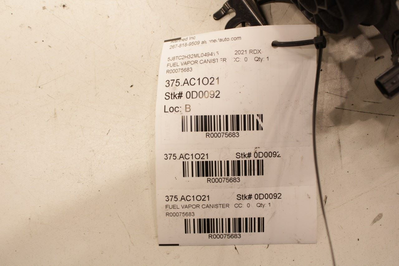 19-25 Acura RDX SH-AWD 2L Fuel Vapor Evaporator Emission Canister 1730A-TJB-A012 - Alshned Auto Parts