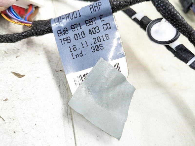 2018-2024 Audi S5 Rear Left Driver Side Door Wire Wiring Harness 8W8971687E OEM - Alshned Auto Parts
