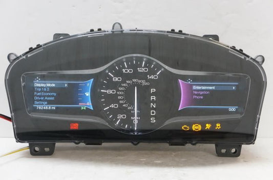 14-15 Lincoln MKX Speed Gauge Instrument Cluster 76K Mileage EA1T10849AL *ReaD* - Alshned Auto Parts