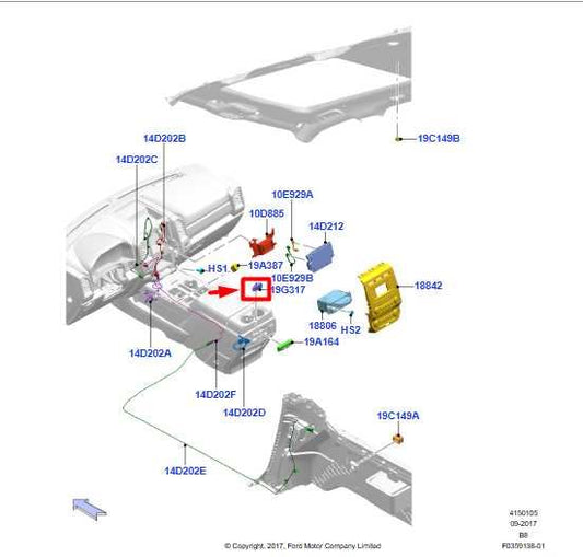 18-21 Ford Expedition Power Inverter Converter Control Module JL3T-19J211-AB OEM - Alshned Auto Parts
