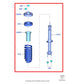 2018-20 Ford F150 4WD Front Right or Left Shock Strut Absorber JL3Z-18124-N OEM - Alshned Auto Parts