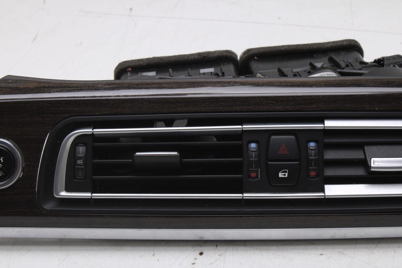 2010-2015 BMW 750Li xDrive Center Dash Air Vent Grille w/ Trim and Hazard Switch - Alshned Auto Parts