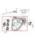 2011-22 Jeep Grand Cherokee Summit RR LH Door Window Regulator w/ Carrier Plate - Alshned Auto Parts