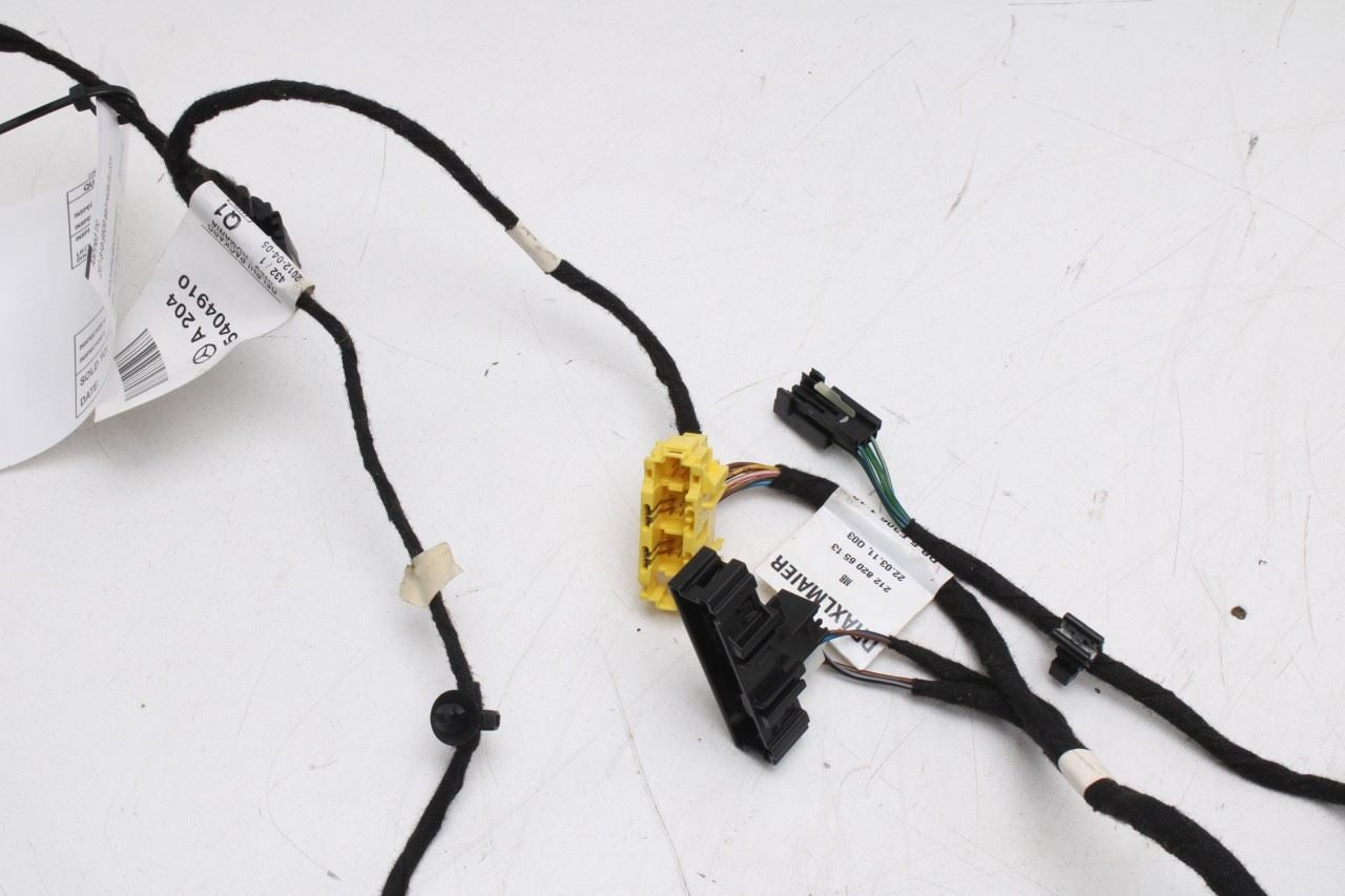 10-16 Mercedes-Benz E350 Sport 4Matic Front Right Seat Wiring Harness 2128206513 - Alshned Auto Parts