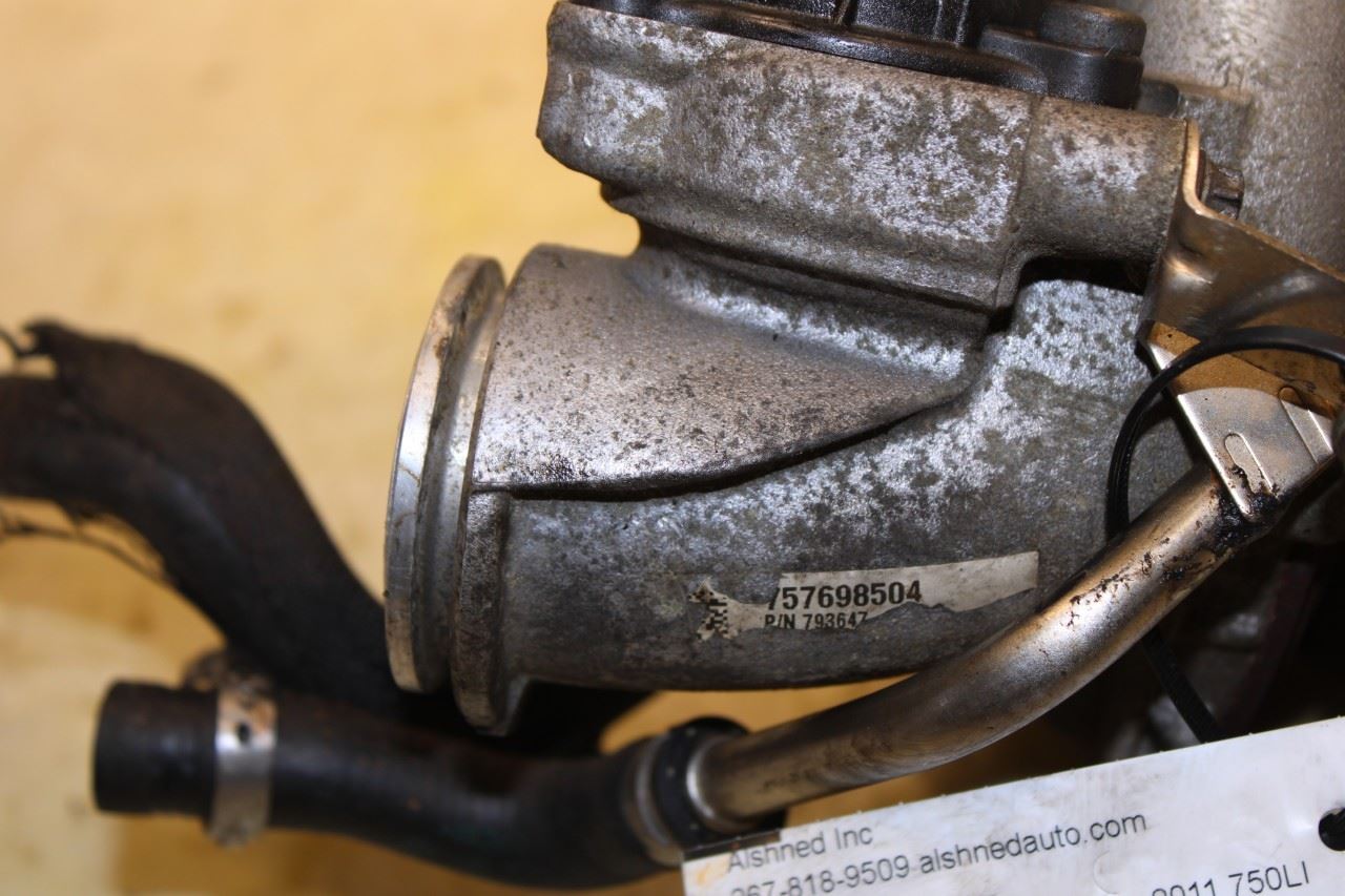 2010-2012 BMW 750Li xDrive 4.4L AWD Right Side Engine Turbocharger 115K 7576985 - Alshned Auto Parts