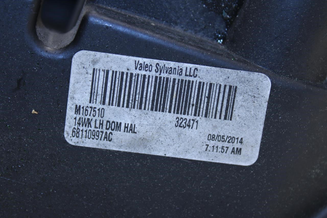 2015 Jeep Grand Cherokee Limited Front Left Side Headlight Lamp 68110997AC OEM - Alshned Auto Parts