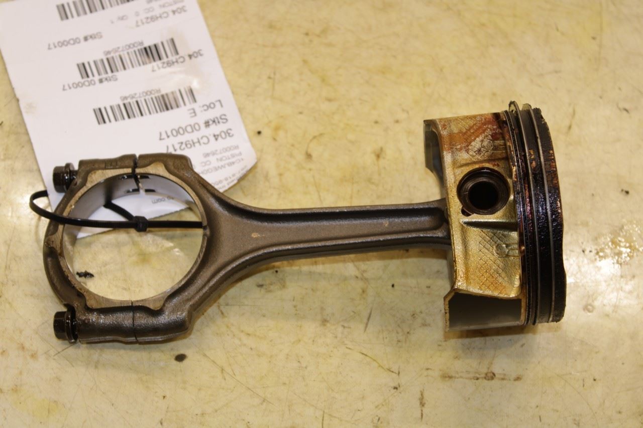 12-17 Jeep Wrangler Sahara 3.6L Engine Piston Right 3 w Connecting Rod 5184347AG - Alshned Auto Parts