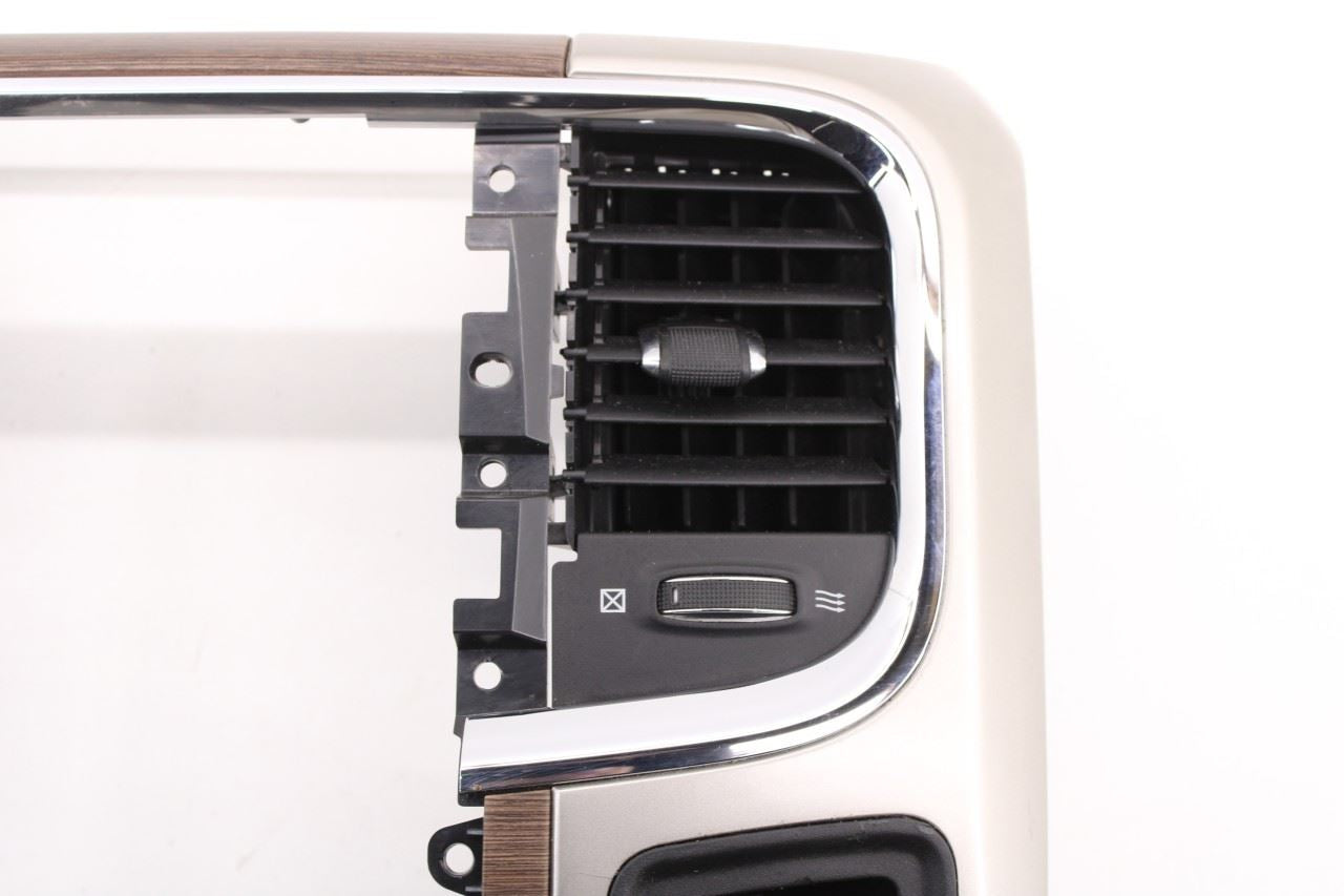 2013-2018 RAM 1500 Laramie Dash Center Screen Bezel Trim w/ Air Vent Grilles - Alshned Auto Parts