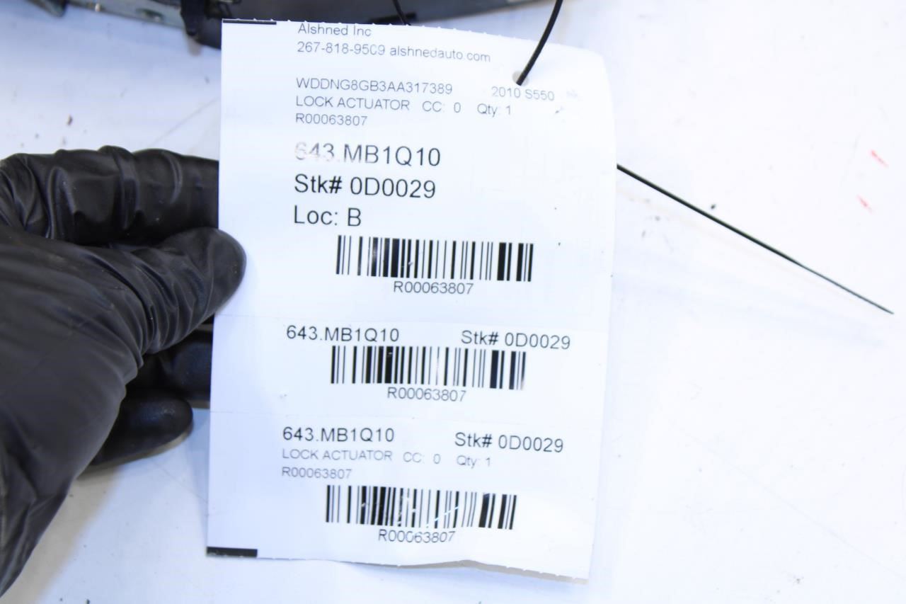 2007-2013 Mercedes-Benz S550 Rear Right Door Lock Latch Actuator 221-730-44-35 - Alshned Auto Parts