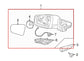 10-12 Buick LaCrosse CXL Passenger RH Side Rear View Mirror 22857477 OEM *ReaD* - Alshned Auto Parts