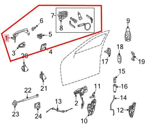2007-11 Mercedes-Benz S550 Front LH Door Exterior Handle 221-760-09-70-9999 OEM - Alshned Auto Parts