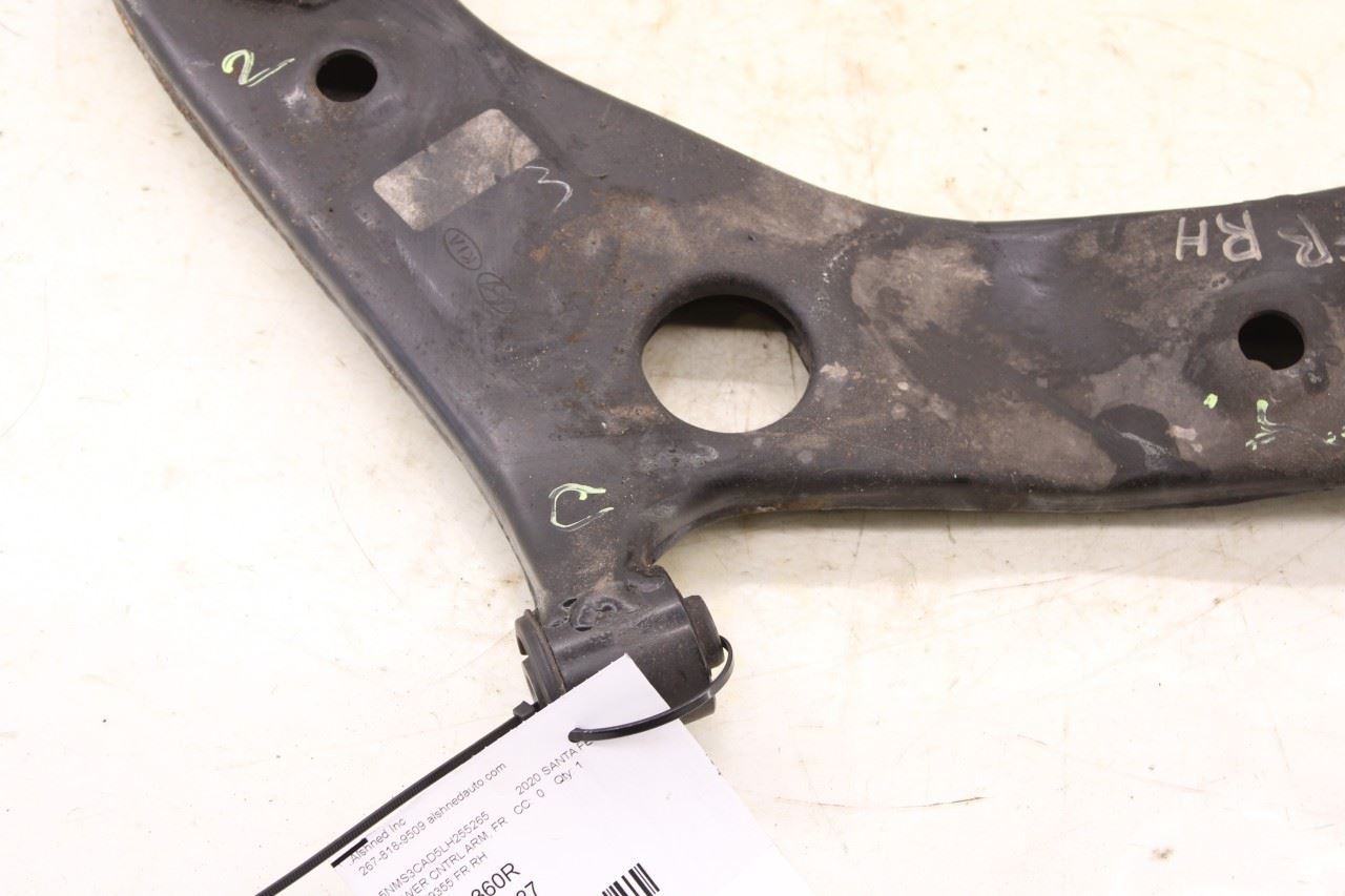 2019-20 Hyundai Santa Fe SEL 2.4L AWD Front Right Lower Control Arm 54501-S1050 - Alshned Auto Parts