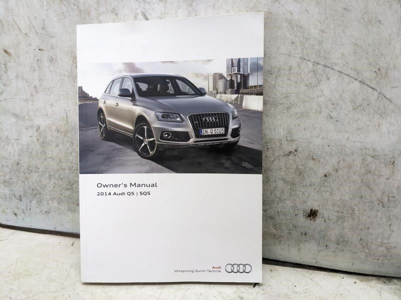 2014 Audi Q5 / SQ5 Owners Manual Set with Case 141-561-8RB-23 OEM - Alshned Auto Parts