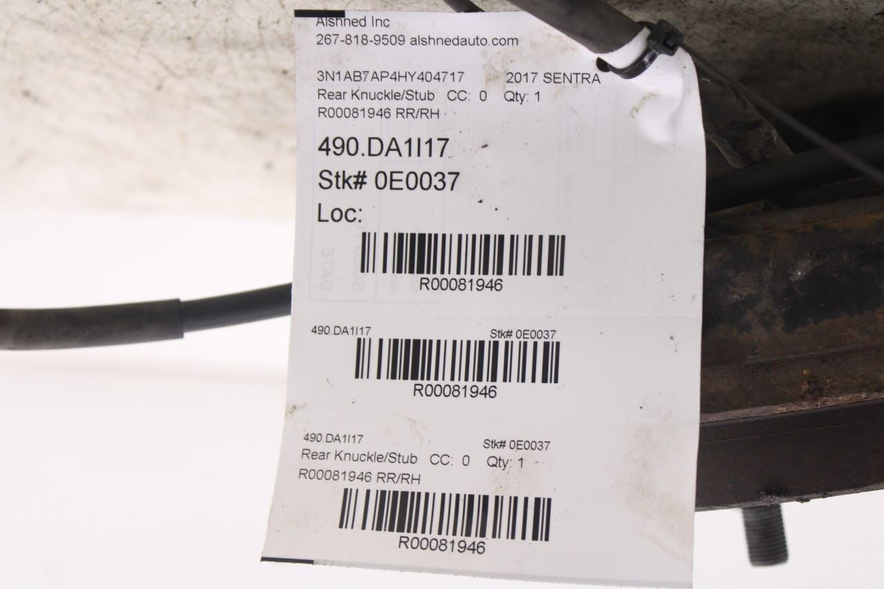 2013-25 Nissan Sentra SV 1.8L FWD Rear Passenger RH Side Wheel Hub w/ Brake Drum - Alshned Auto Parts