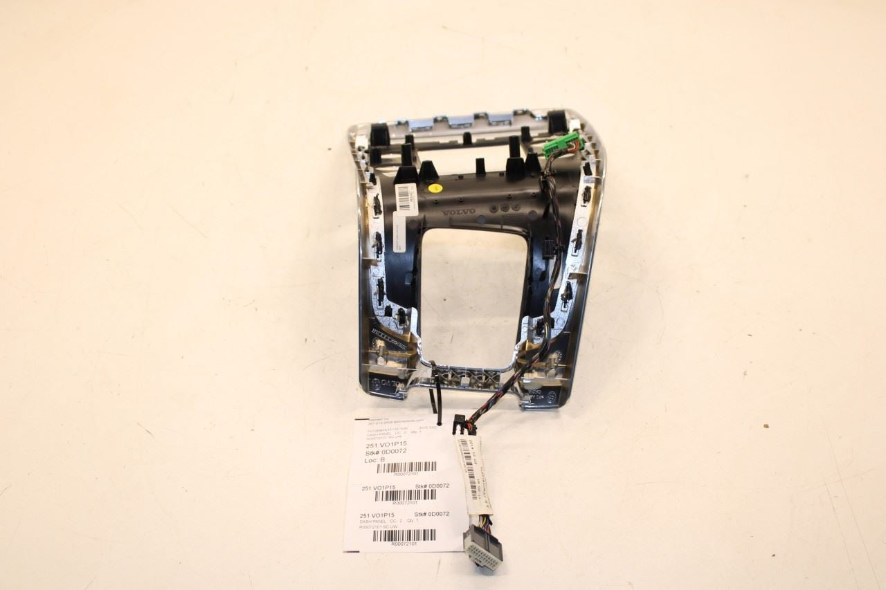 15-16 Volvo S60 T5 Premier Dash Climate Control and Center Console Shifter Bezel - Alshned Auto Parts