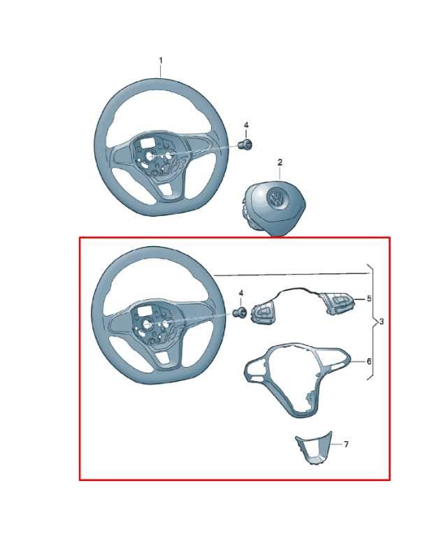 2021-23 Volkswagen Atlas SE Steering Wheel w/ Control Buttons 2GJ-419-089-H-ZEG - Alshned Auto Parts