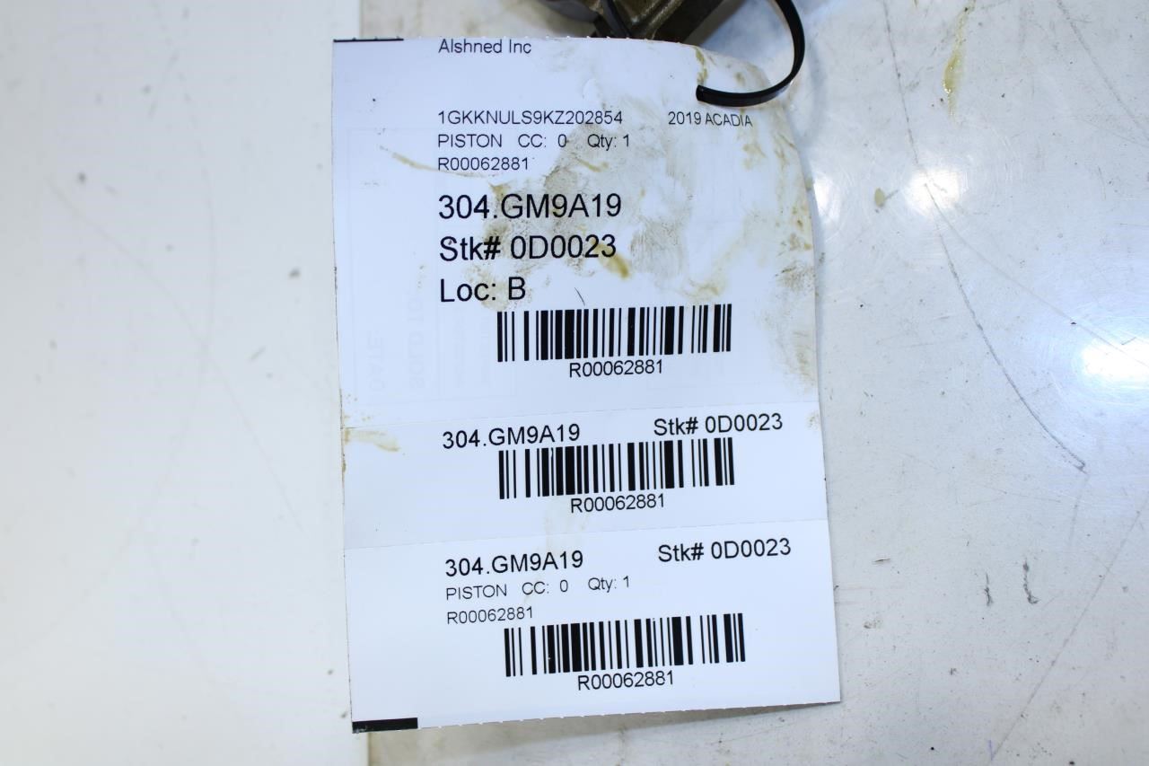 2017-2023 GMC Acadia SLT-1 3.6L Engine Piston Left 1 w/ Connecting Rod 12647161 - Alshned Auto Parts