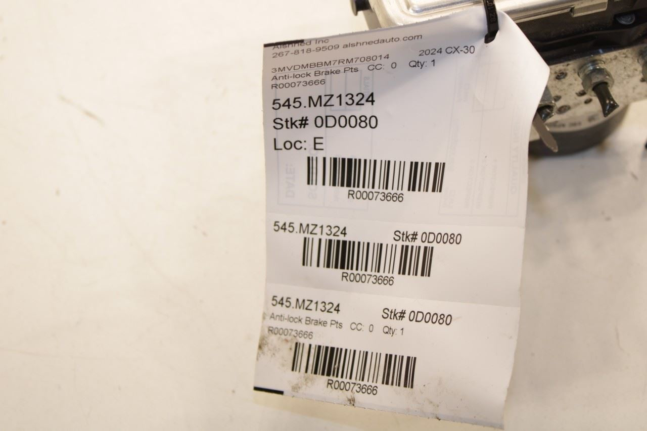 2024-2025 Mazda CX-30 2.5 S 2.5L ABS Anti Lock Brake Pump Control Module - Alshned Auto Parts