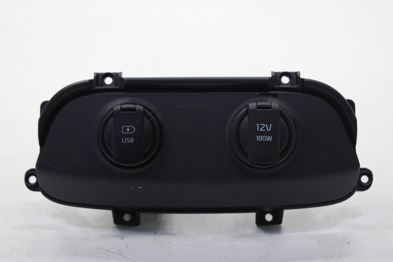 15-20 Kia Sorento LX FWD Center Console Rear Lower Bezel w/ Power Outlet and USB - Alshned Auto Parts