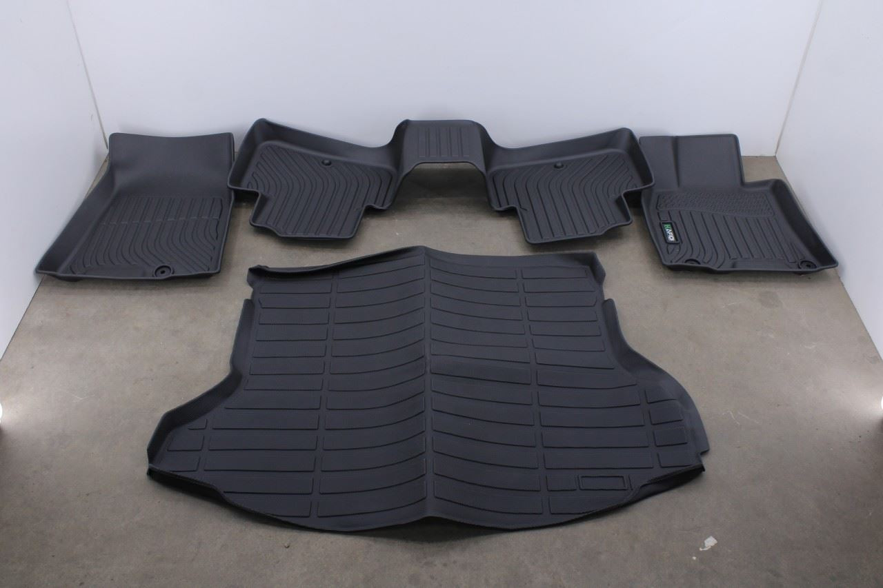 2022-2026 Genesis GV70 Front and Rear 2nd Row w/ Trunk Floor All Weather Mat Set0