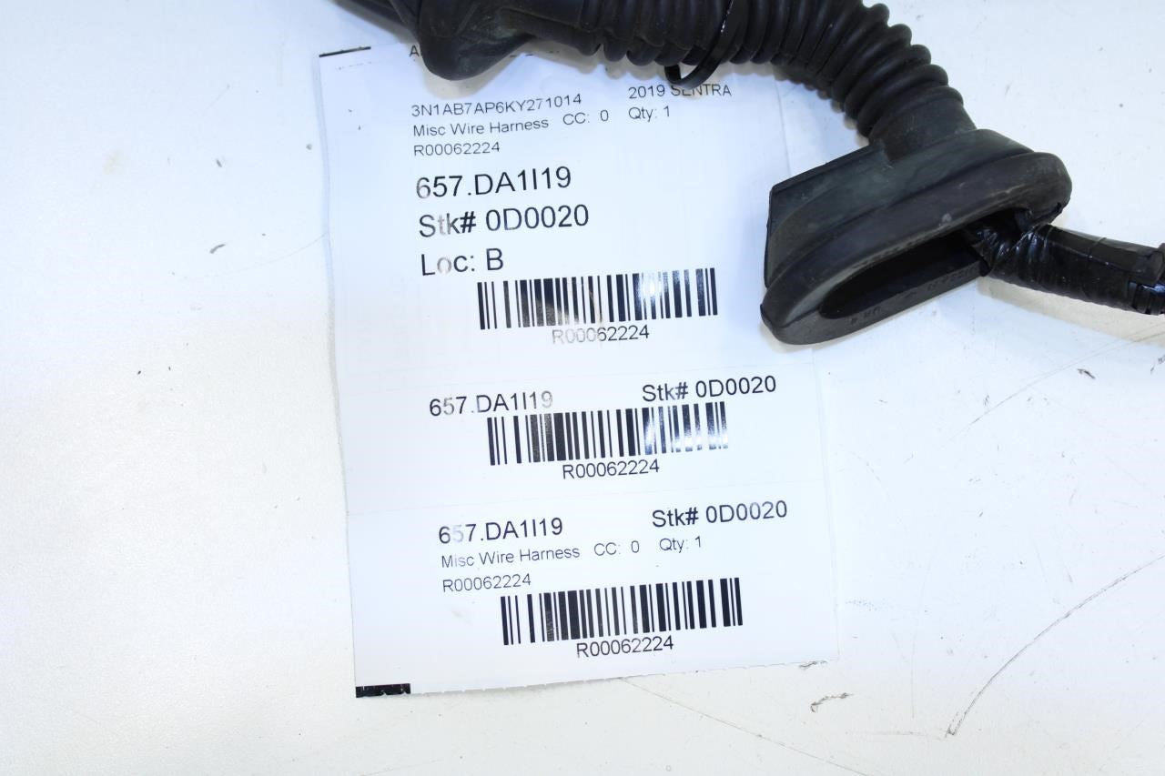 2013-2019 Nissan Sentra SV Rear Right Passenger Door Wire Harness 24126-3SG0A - Alshned Auto Parts