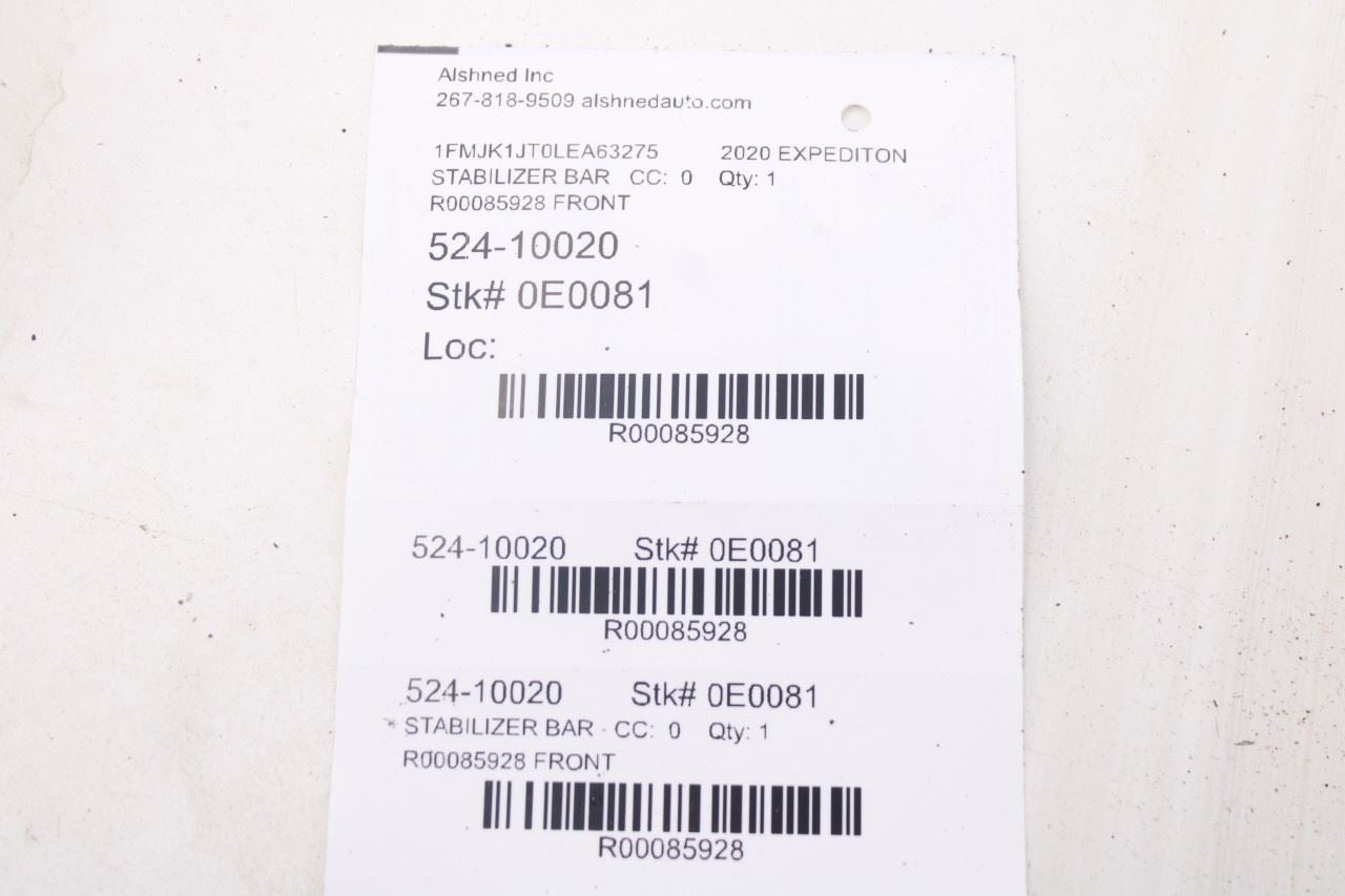 2018-2024 Ford Expedition Max XLT 4x4 Front Stabilizer Sway Bar JL3Z-5482-B OEM12