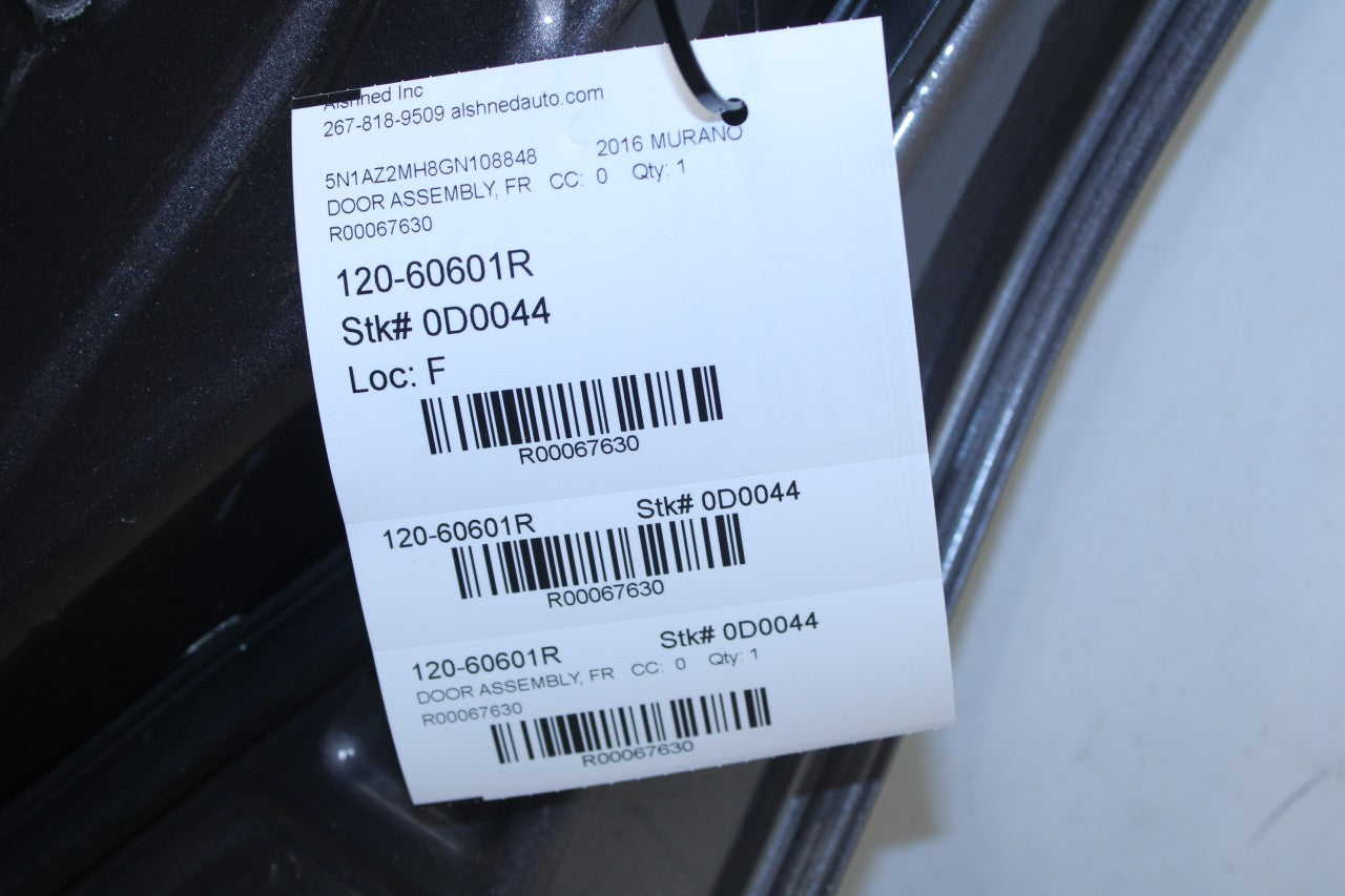 2015-2024 Nissan Murano Platinum Front Right Door Shell Panel 80100-5AA0A OEM - Alshned Auto Parts