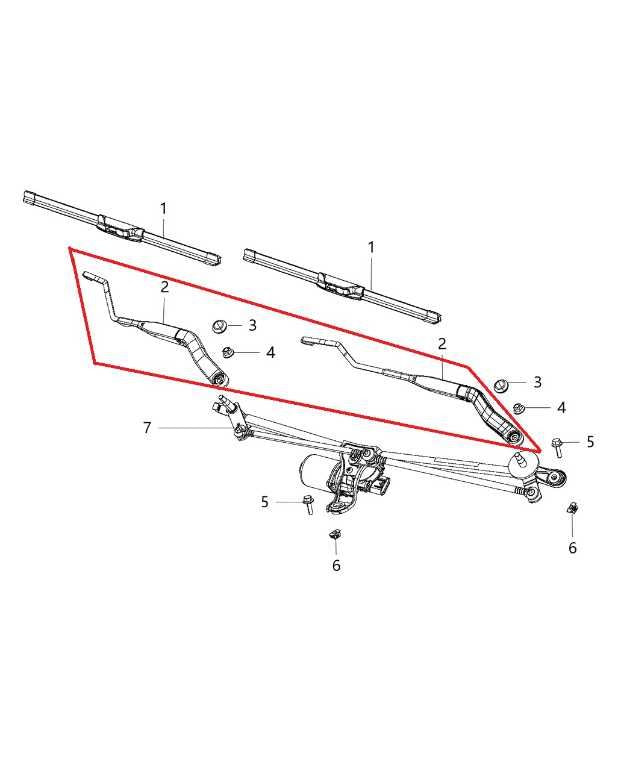 17-26 RAM 2500 Tradesman Front Right and Left Windshield Wiper Arm 55277450AD - Alshned Auto Parts