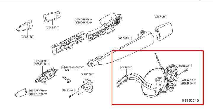13-20 Nissan Pathfinder SV Rear Right Side Door Lock Latch Actuator 82500-3KA0B - Alshned Auto Parts