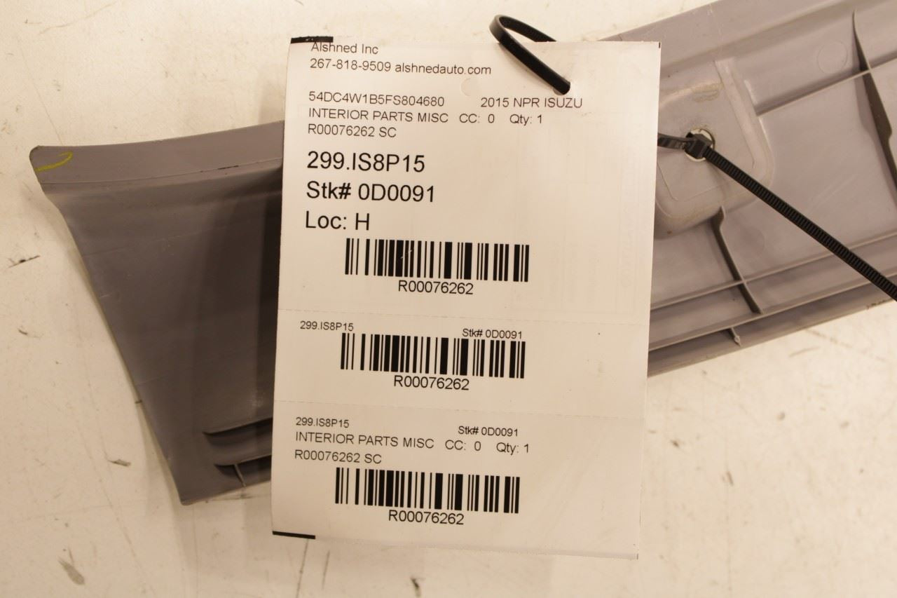 12-20 ISUZU NPR HD Front Left Side Windshield Garnish A-Pillar Trim Cover Panel - Alshned Auto Parts