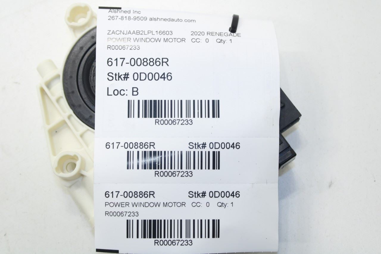 2015-2023 Jeep Renegade Sport Front Right Door Power Window Motor 68268765AA OEM - Alshned Auto Parts