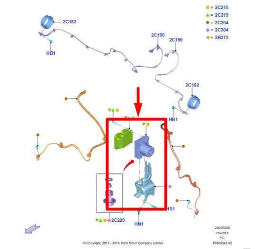 19-20 Ford F150 XL 4WD ABS Anti Lock Brake Pump Control Module KL34-2B373-AD OEM - Alshned Auto Parts