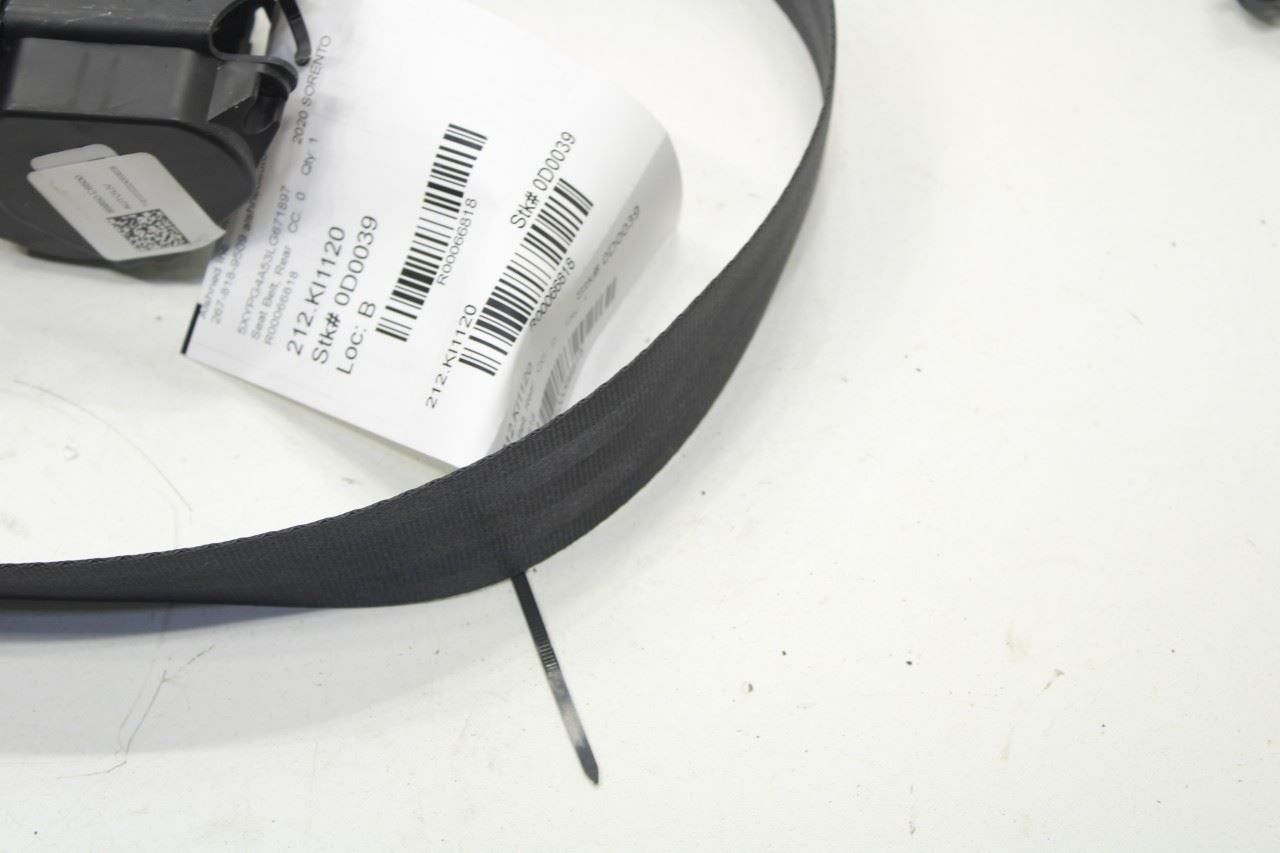 2015-20 Kia Sorento LX 3.3L Rear Center 2nd Row Seat Belt Retractor 89850C6500WK - Alshned Auto Parts