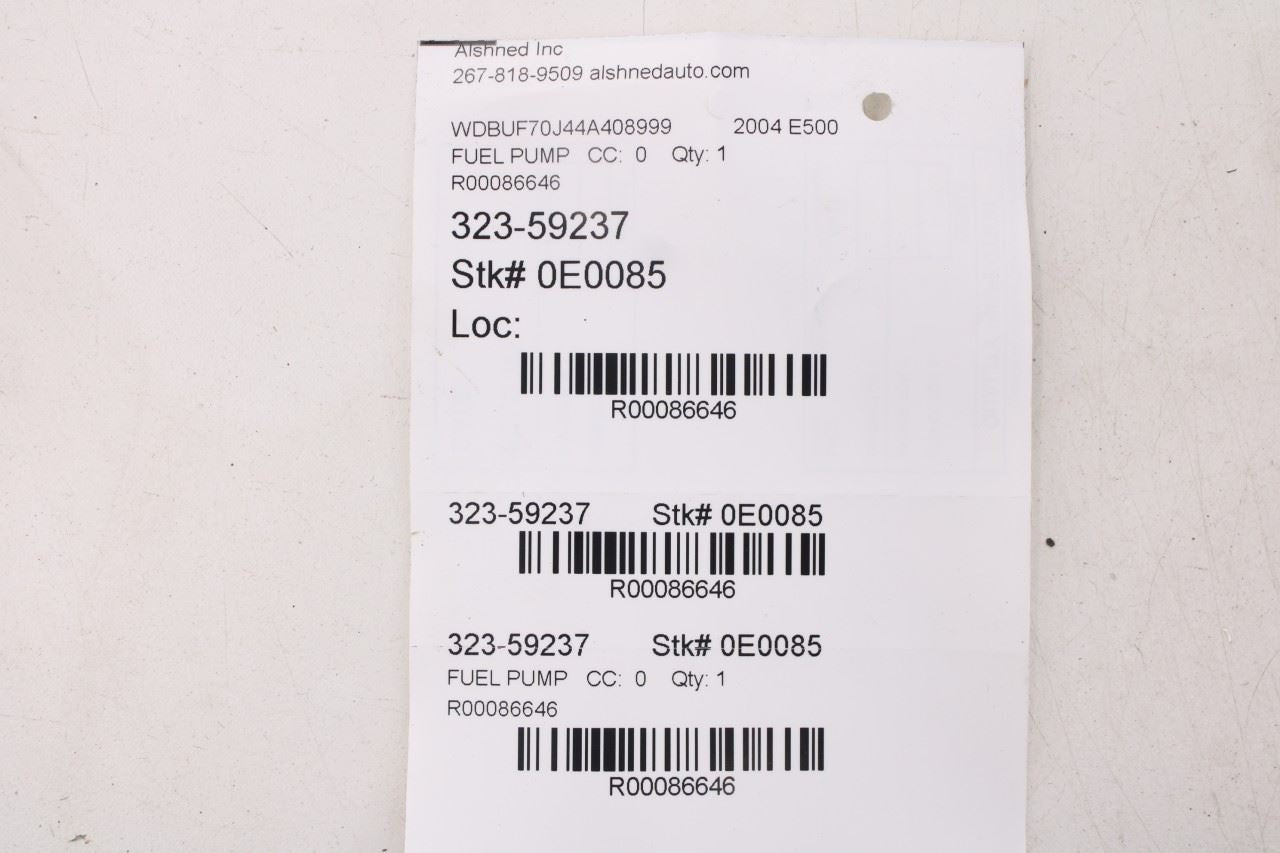 2003-2006 Mercedes-Benz E500 5.0L In Tank Right Primary Fuel Pump 2114704194 OEM12