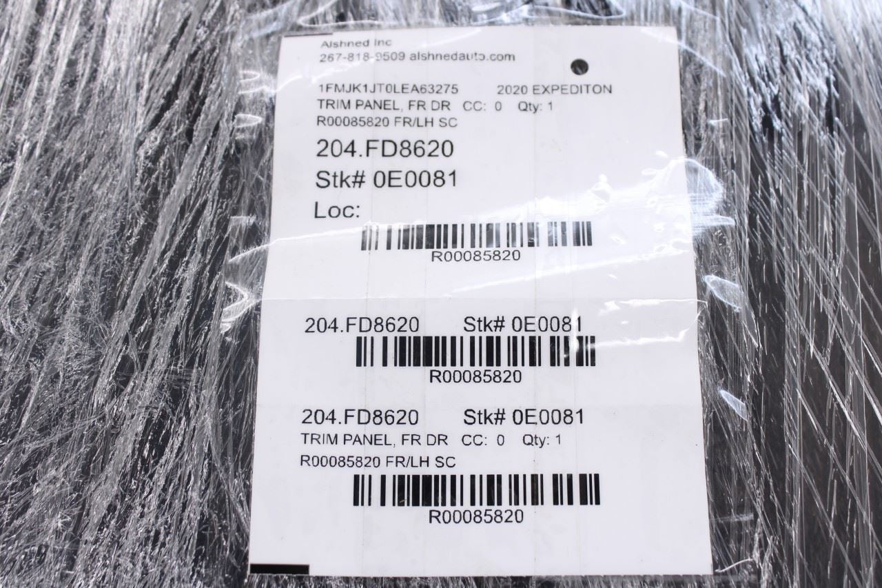 2020-21 Ford Expedition Max XLT Front Left Side Door Trim Panel LL1B-7823943-CF16
