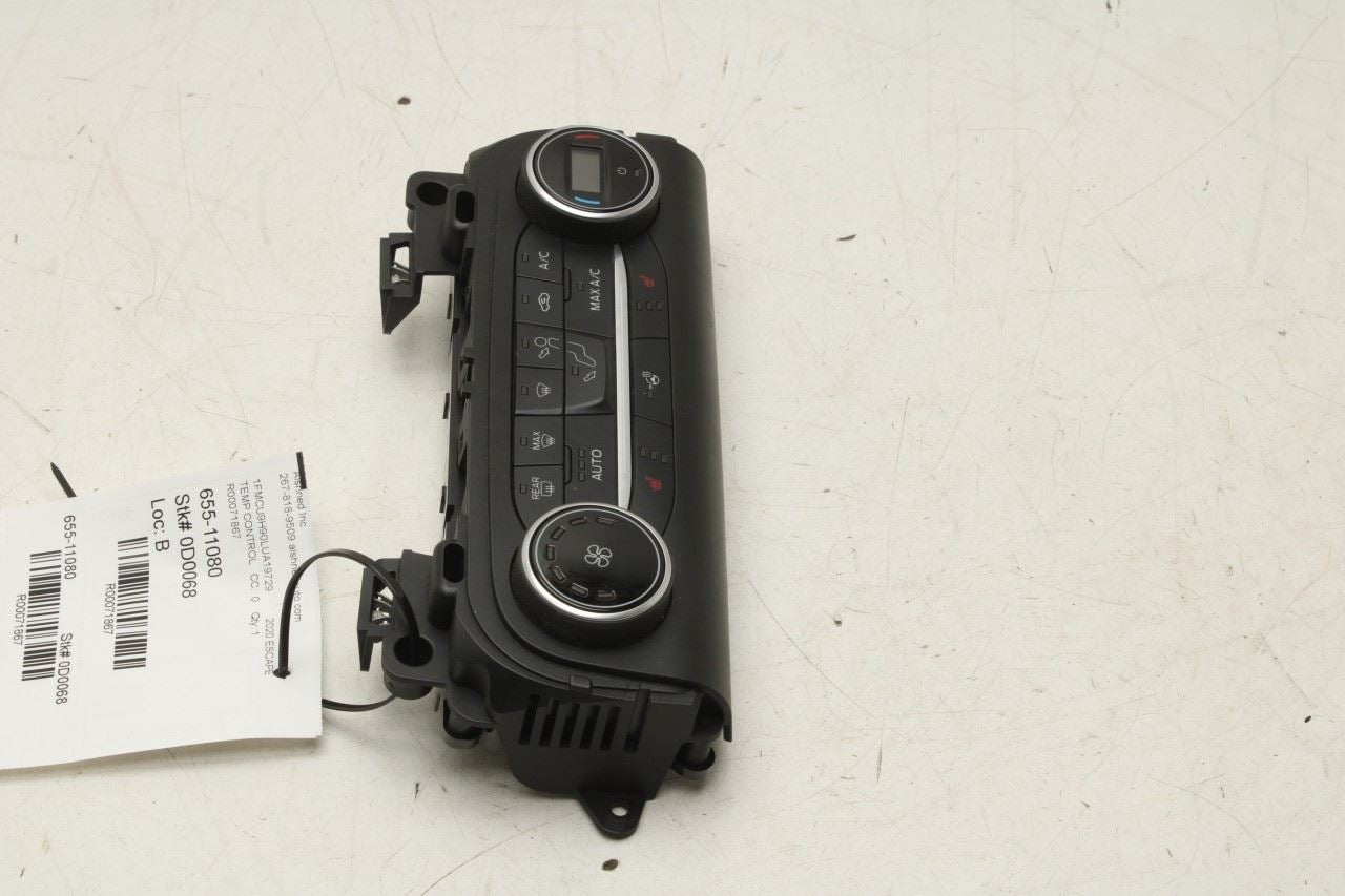2020-2021 Ford Escape SEL AC Heater Temperature Climate Control LJ6T-18C612-RB - Alshned Auto Parts