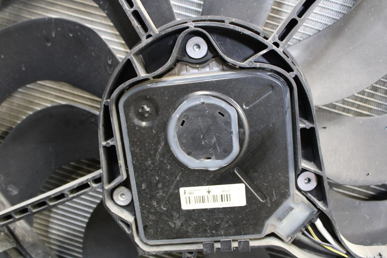 14-20 Maserati Ghibli 3.0L Engine Cooling Radiator w/ Fan Assy 670109996 *ReaD* - Alshned Auto Parts