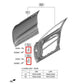 2019-23 Hyundai Santa Fe Front Right Door Hinge Upper and Lower 79320-2V000 OEM - Alshned Auto Parts